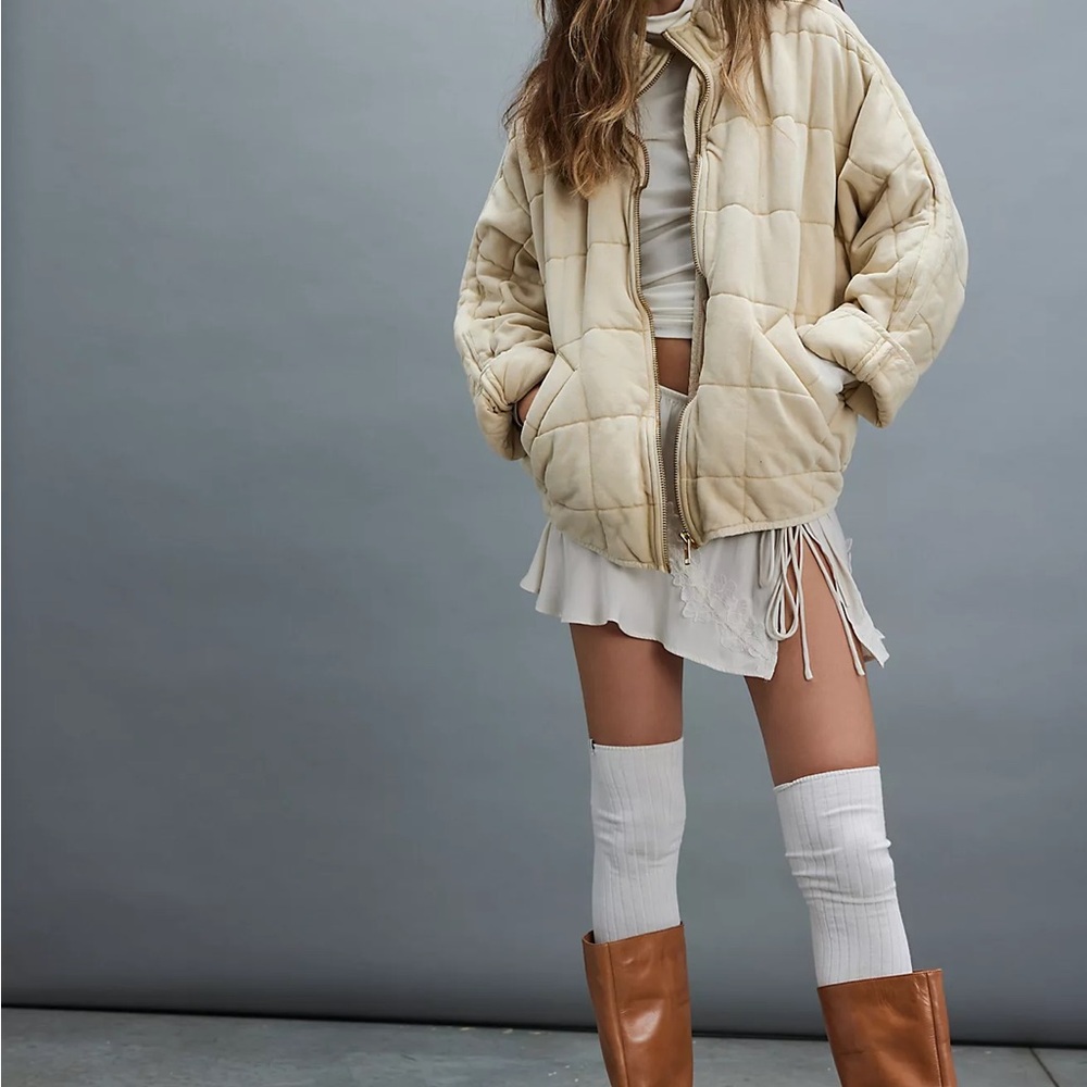 Free People Inspired Quilted Jacket